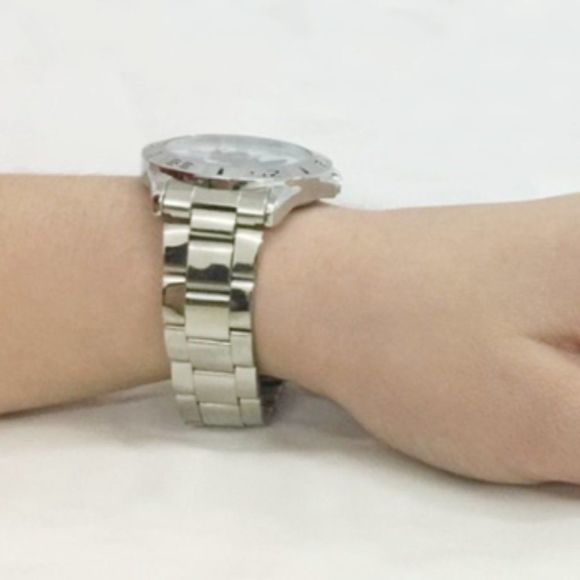 Wolf Image Watch Stainless Steel Band Screw Back - Picture 2 of 7